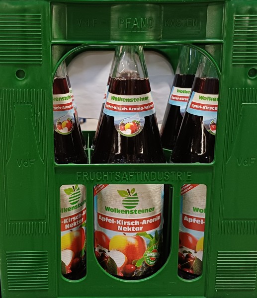 Wolkensteiner Apfel-Kirsch-Aronia Nektar 6x1l