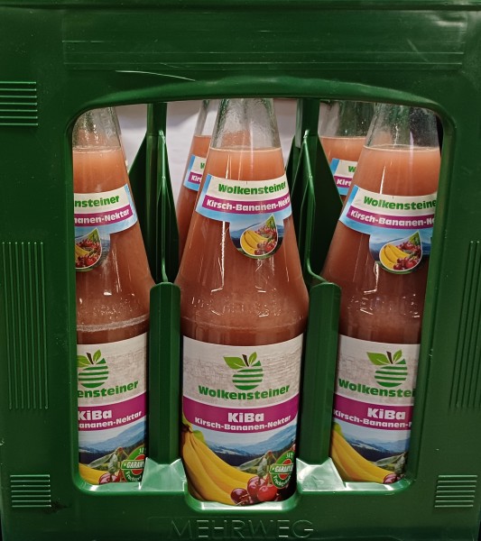 Wolkensteiner KiBa Kirsch-Bananen- Nektar 6x1l