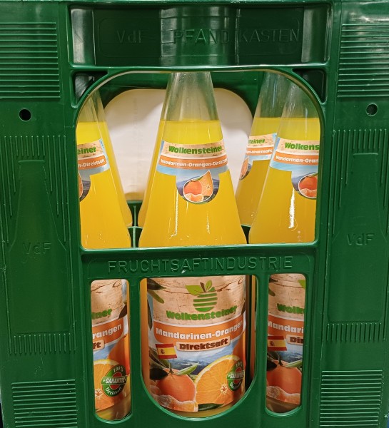 Wolkensteiner Mandarinen-Orangen Direktsaft 6x1l