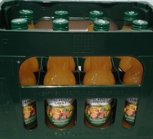 Sachsen Obst Multivitamin-Mehrfruchtsaft 12x0,2l