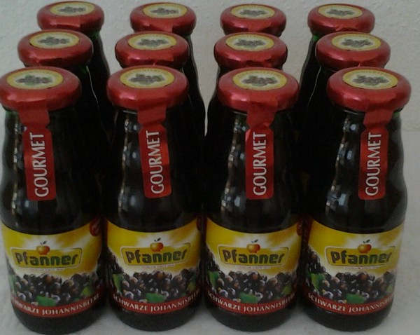 Pfanner Schwarze Johannisbeere 12x0,2l